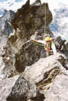 1988-021 Me Forbidden Peak Climb 1988 Summit Ridge 1.jpg (51279 bytes)