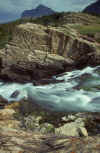 Glacier NP Aug-1990 Swiftcurrent Falls.jpg (310325 bytes)