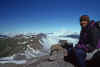 1996-09 Goat Rocks BkPk w Jeanne Steve 33 Me Summit of Old Snowy.jpg (137776 bytes)