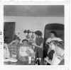 Feb-1957 clockwise fr L - Russ Pleshek unknown Barbara Bohr Kay Mary Pleshek Bob Nemitz.jpg (144389 bytes)