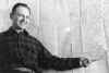 1954 James Louis Blilie at Moses Lake WA 1954 Pointing to Eglin AFB Florida.jpg (204628 bytes)