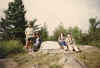 1986 James W Julie E Harriet E James Louis Blilie Sep 1986 Summit of Eagle Mtn MN.jpg (301399 bytes)