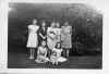 L-R Ann Ventr Rose N'd Mary Ventr Annie N'd Trueheart N'd seated Emily Rose, Harriet Ventr cir 1946 2.jpg (160881 bytes)